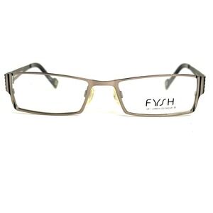 FYSH UK Urban Eyewear 3343 103 Gunmetal Gray Rectangular Frames 52-18-140